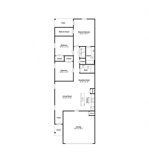 a floor plan of a house